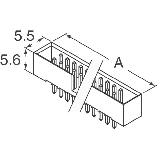 957226-6002-AR 3M  Headers Male Pins